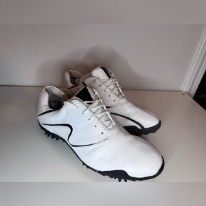 FootJoy Women's LoPro Golf Shoes in a white and black colorway, good condition
